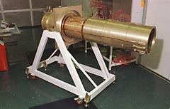 side view of the OM telescope